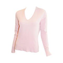 Chanel lite pink cashmere sweater