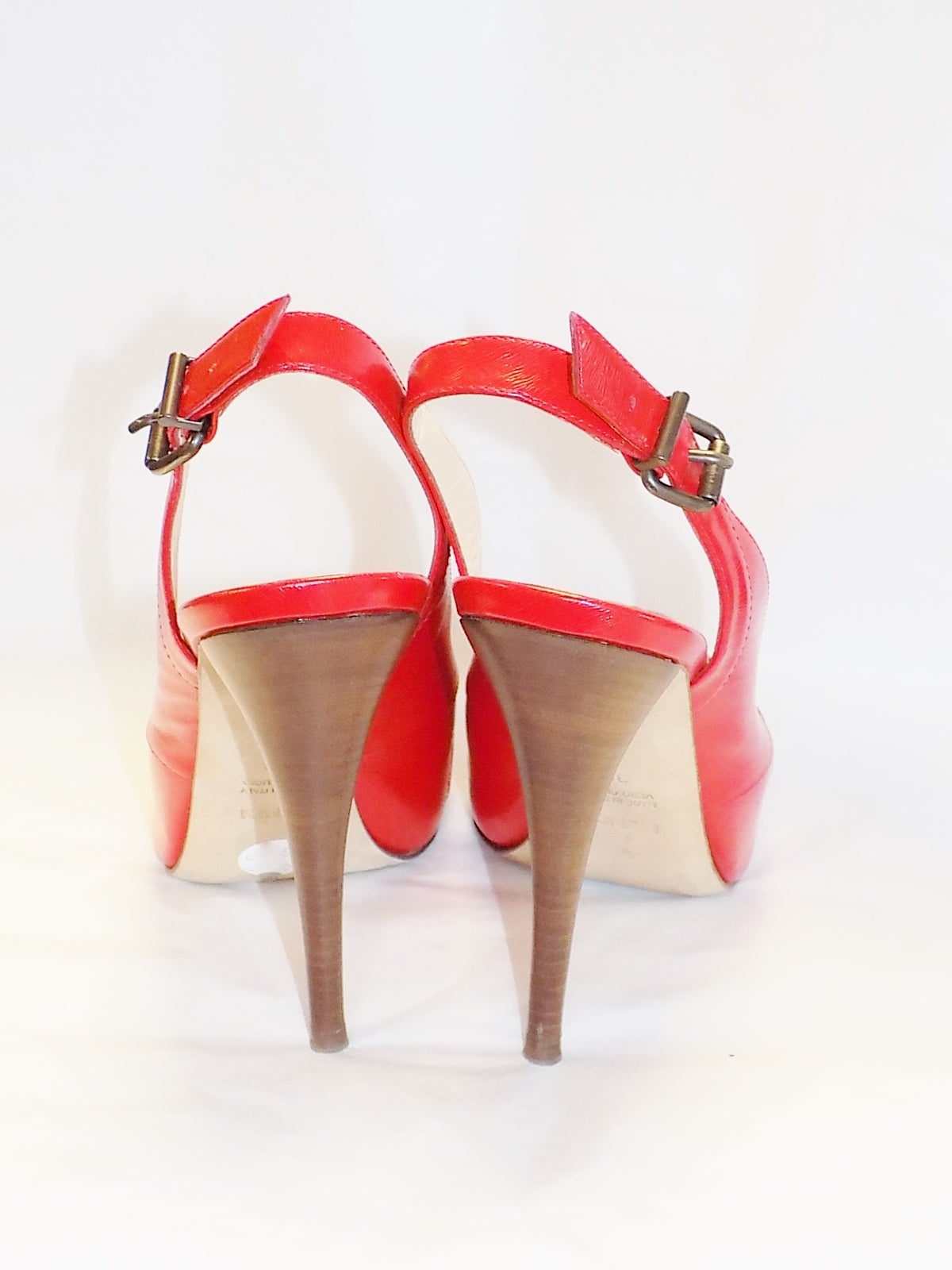 Women's FENDI Fabulous Sexy RED  sandals shoes  sz 38