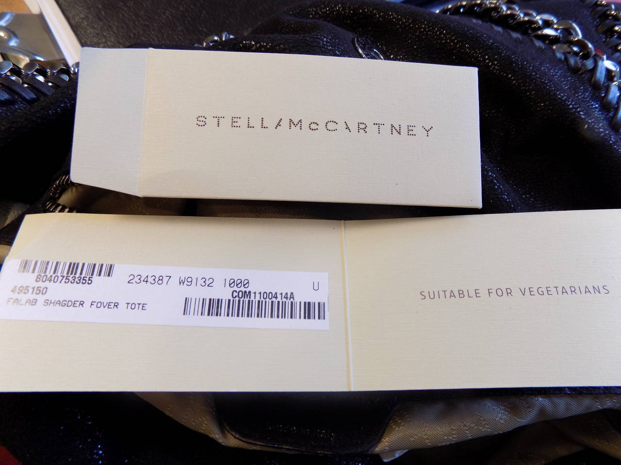 Stella McCartney Large  Fold-Over Falabella, Black New ! 1