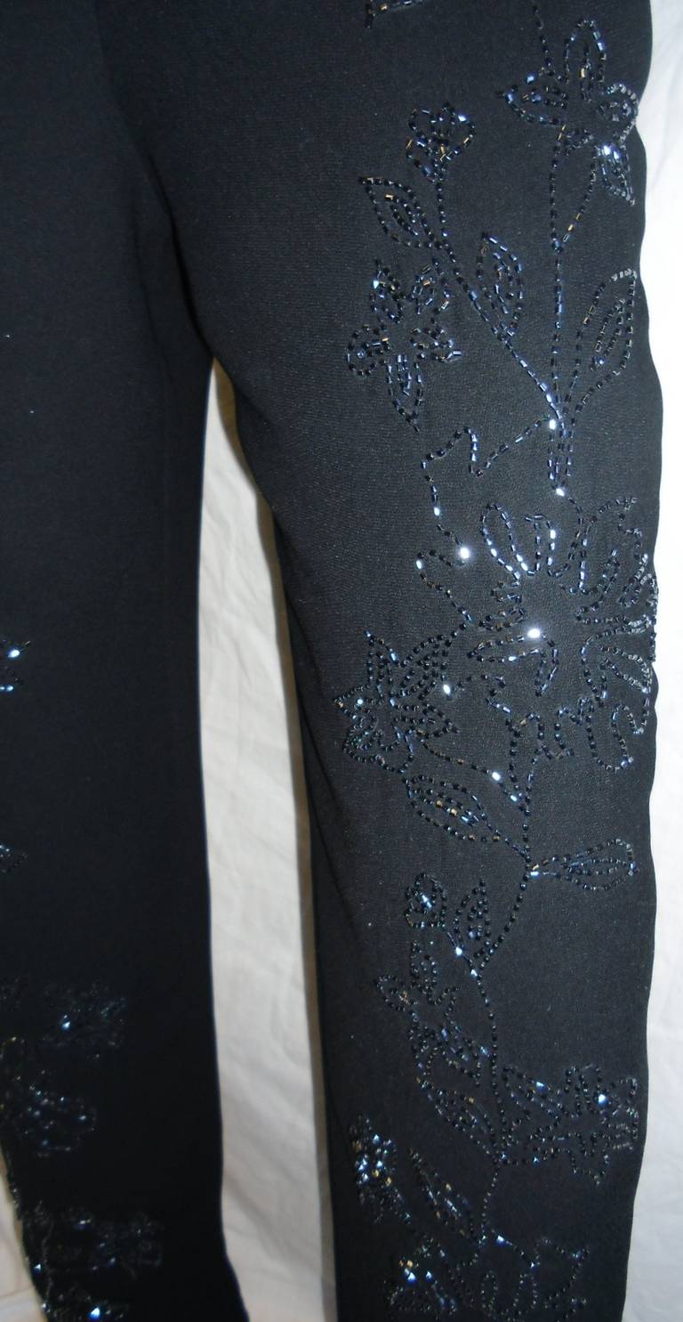 silk evening pants