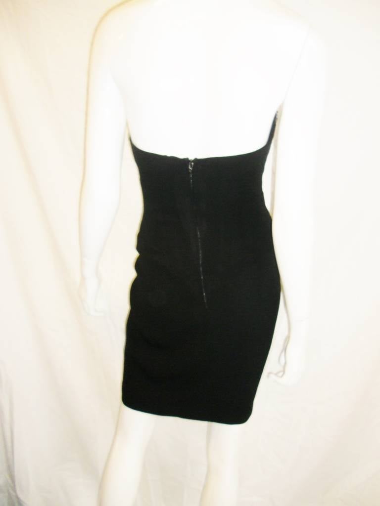 Bob Mackie  vintage  beaded corset cocktail  dress For Sale 1