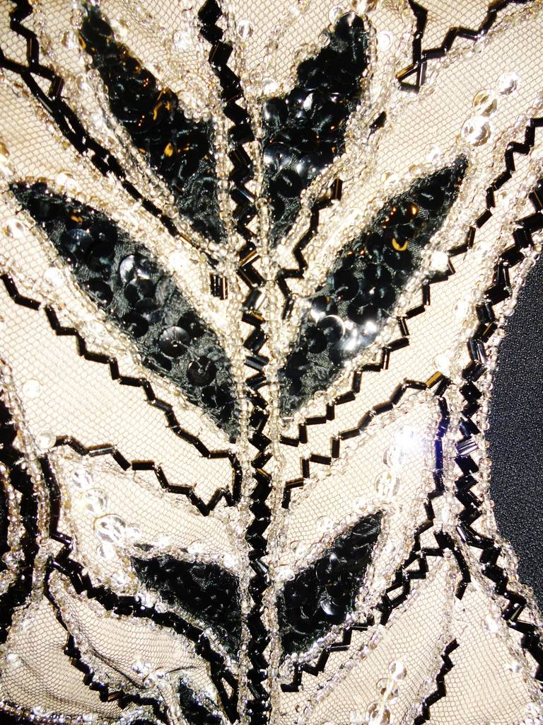 Bob Mackie  vintage  beaded corset cocktail  dress For Sale 3