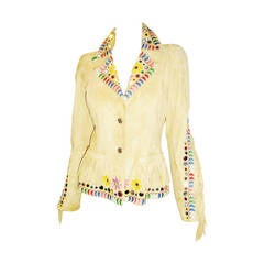John Galliano For Dior " Bollywood"  Fringed suede Jacket