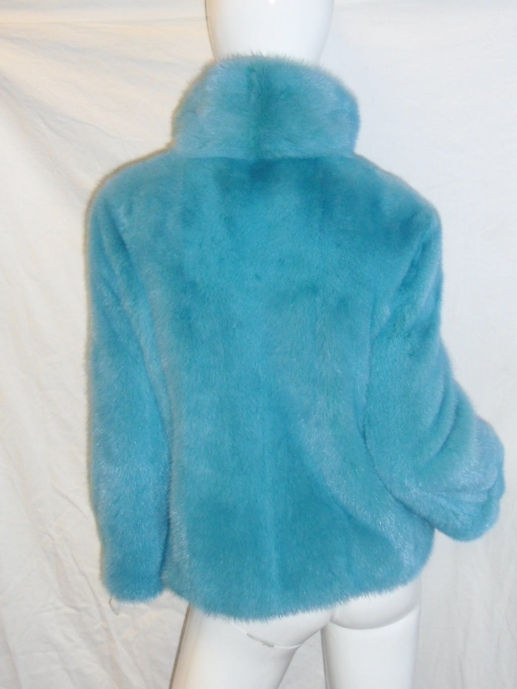 Dolce & Gabbana Turquise blue  mink jacket , skirt  plus Bag 3