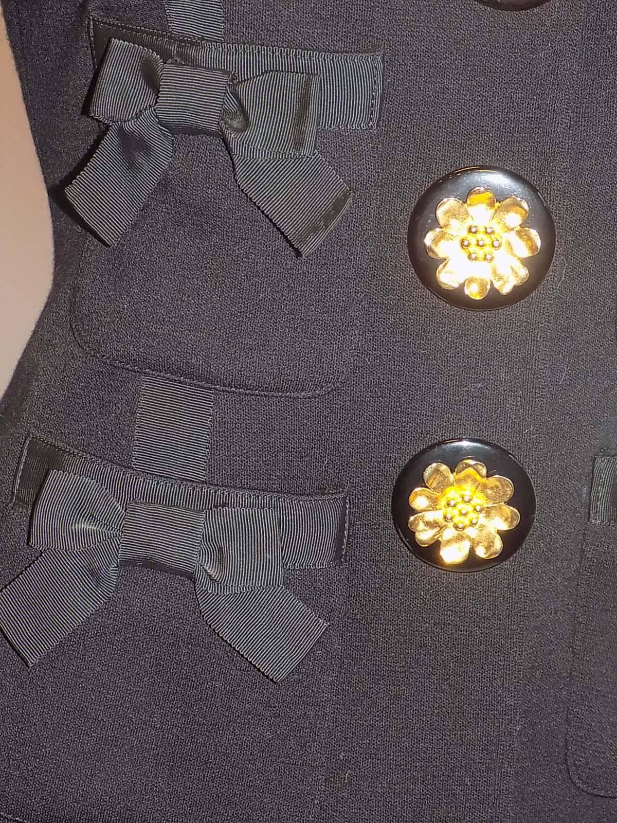 Gemma Kahng signature jacket with jewelery like buttons  In Excellent Condition In New York, NY