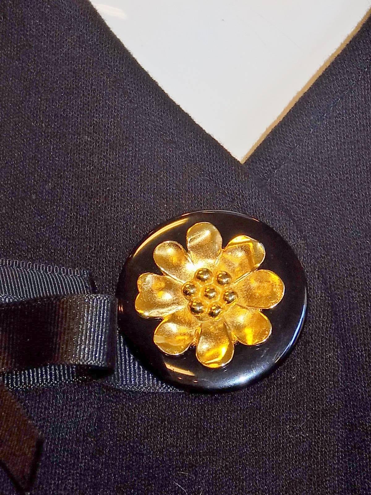 Gemma Kahng signature jacket with jewelery like buttons  3