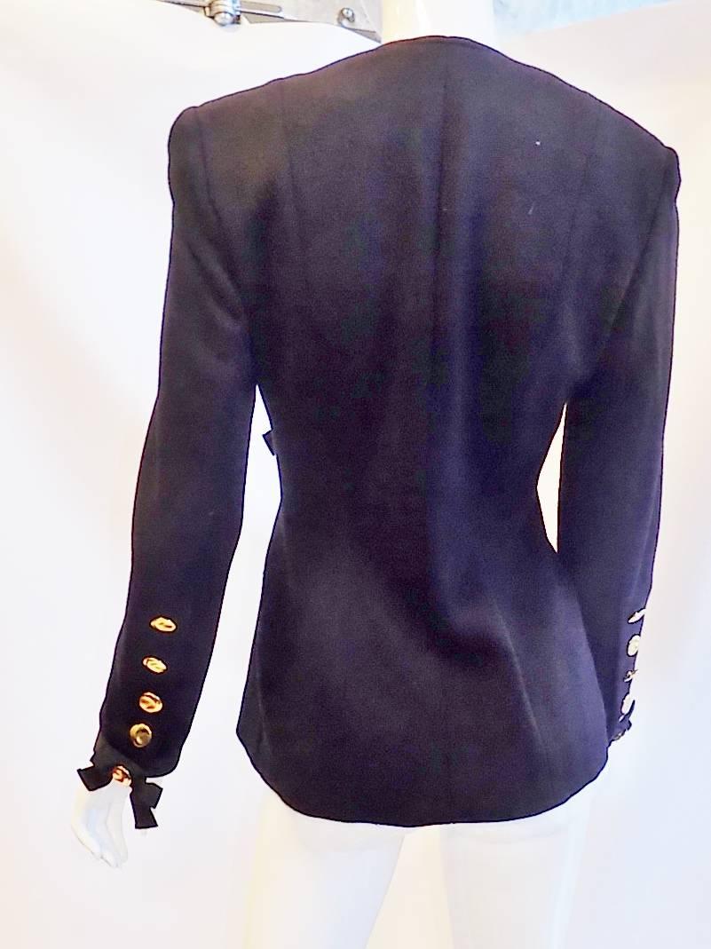 Gemma Kahng signature jacket with jewelery like buttons  1