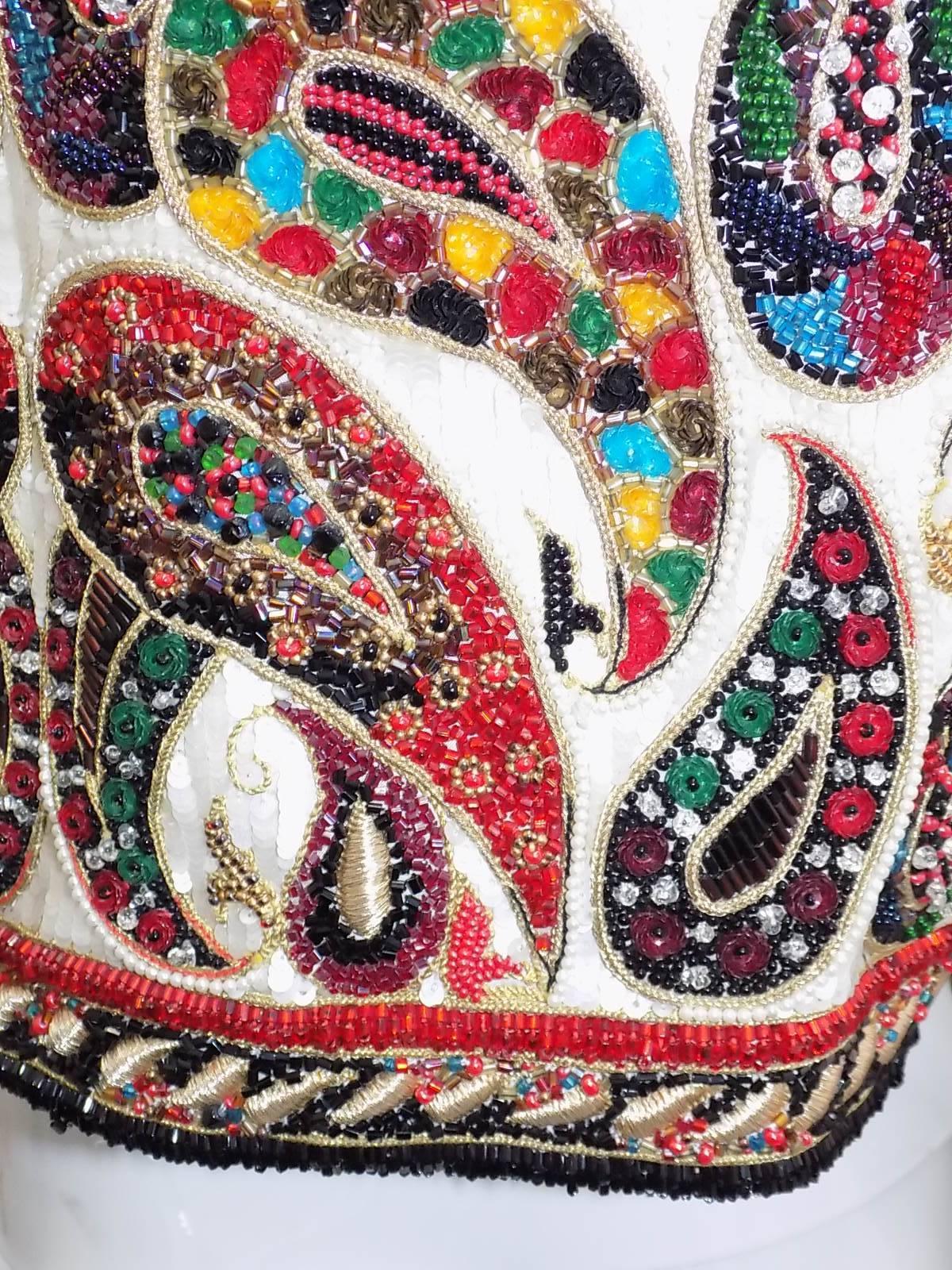 One Of A kind Bill Blass Beaded 