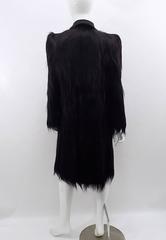 Pristine Vintage 1930's Black Bencha Gold Coast Monkey Fur Coat