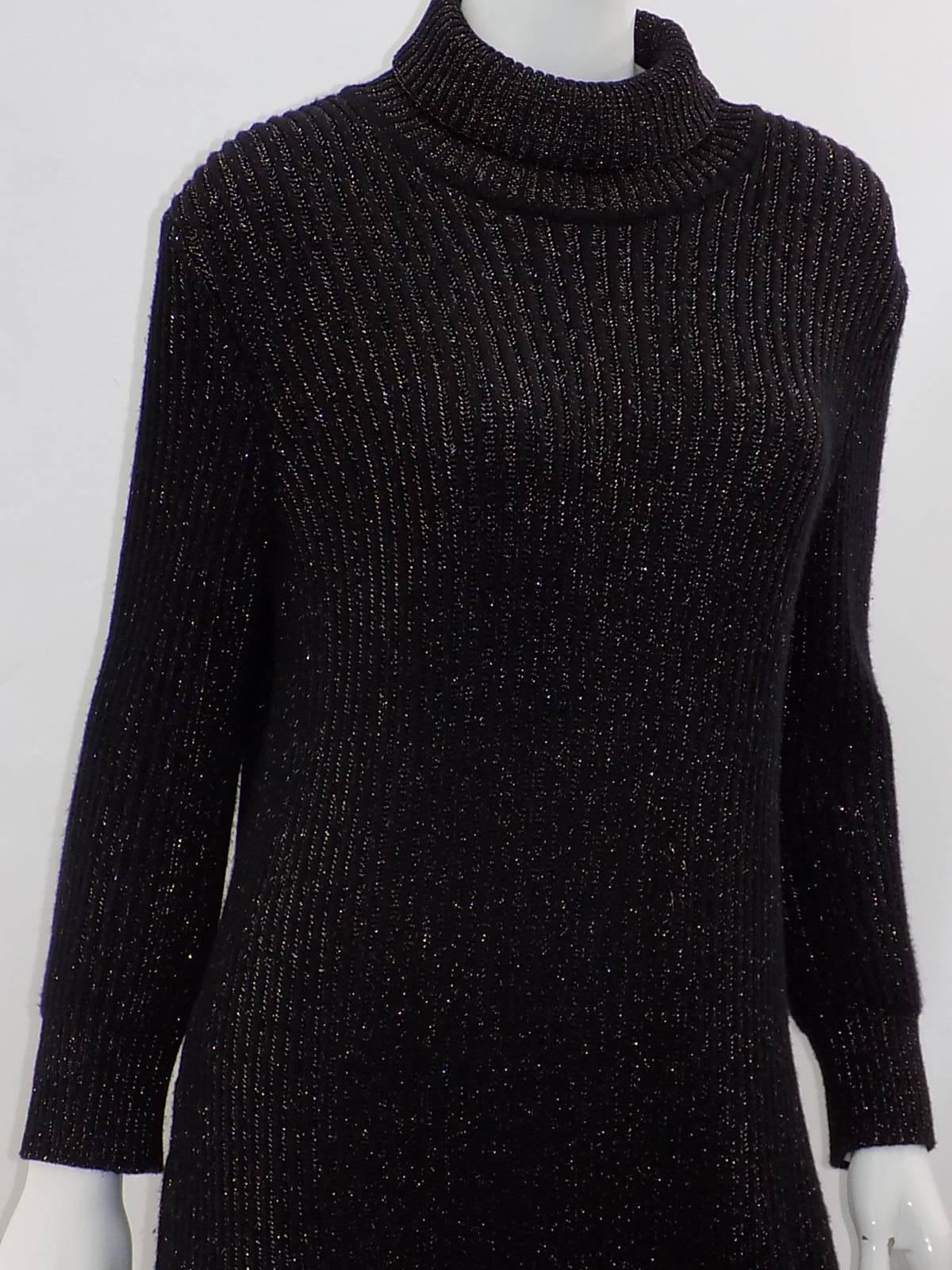 Women's or Men's Chanel  cashmere silk and lurex l sweater dress