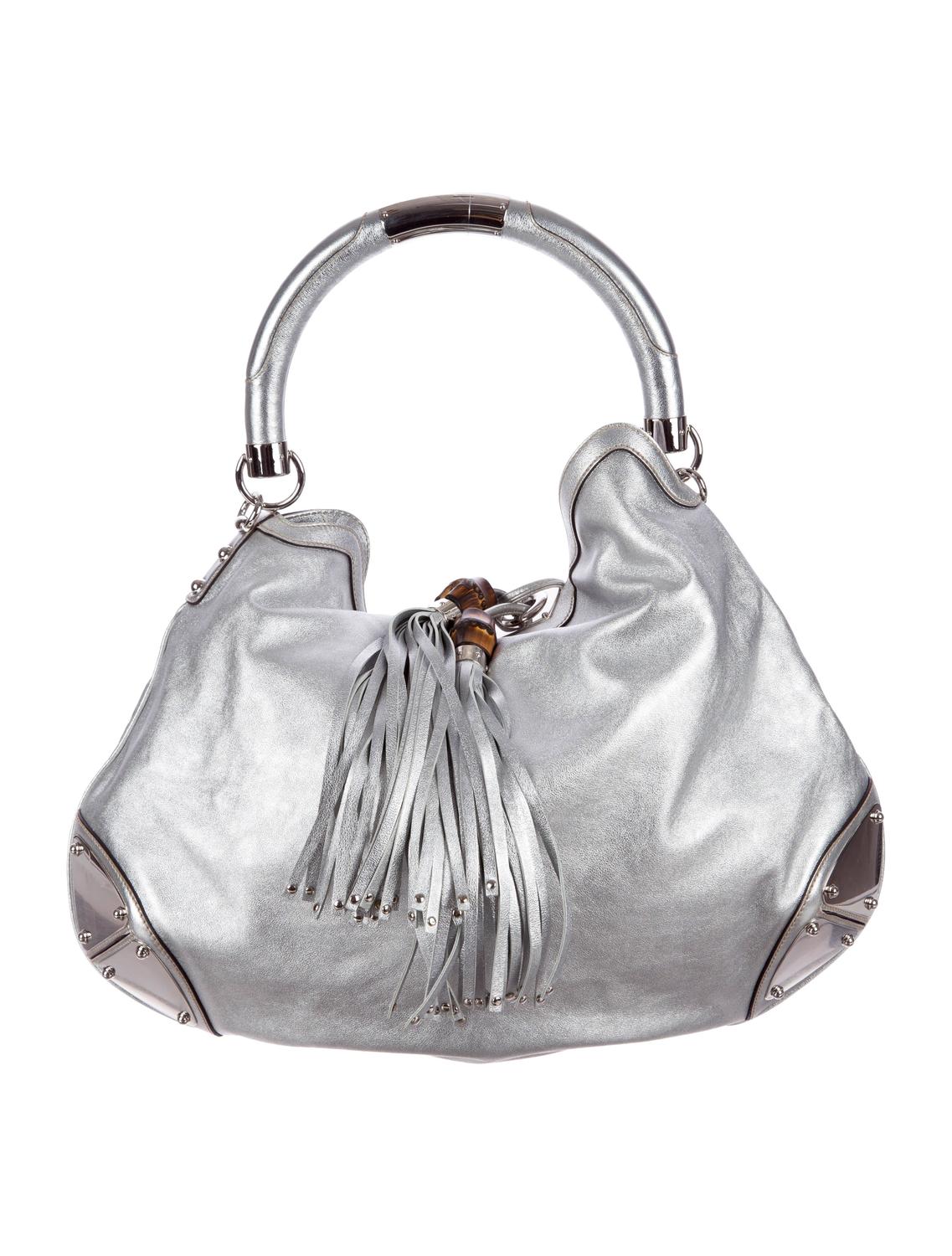 Large Metallic Silver Handbags | SEMA Data Co-op