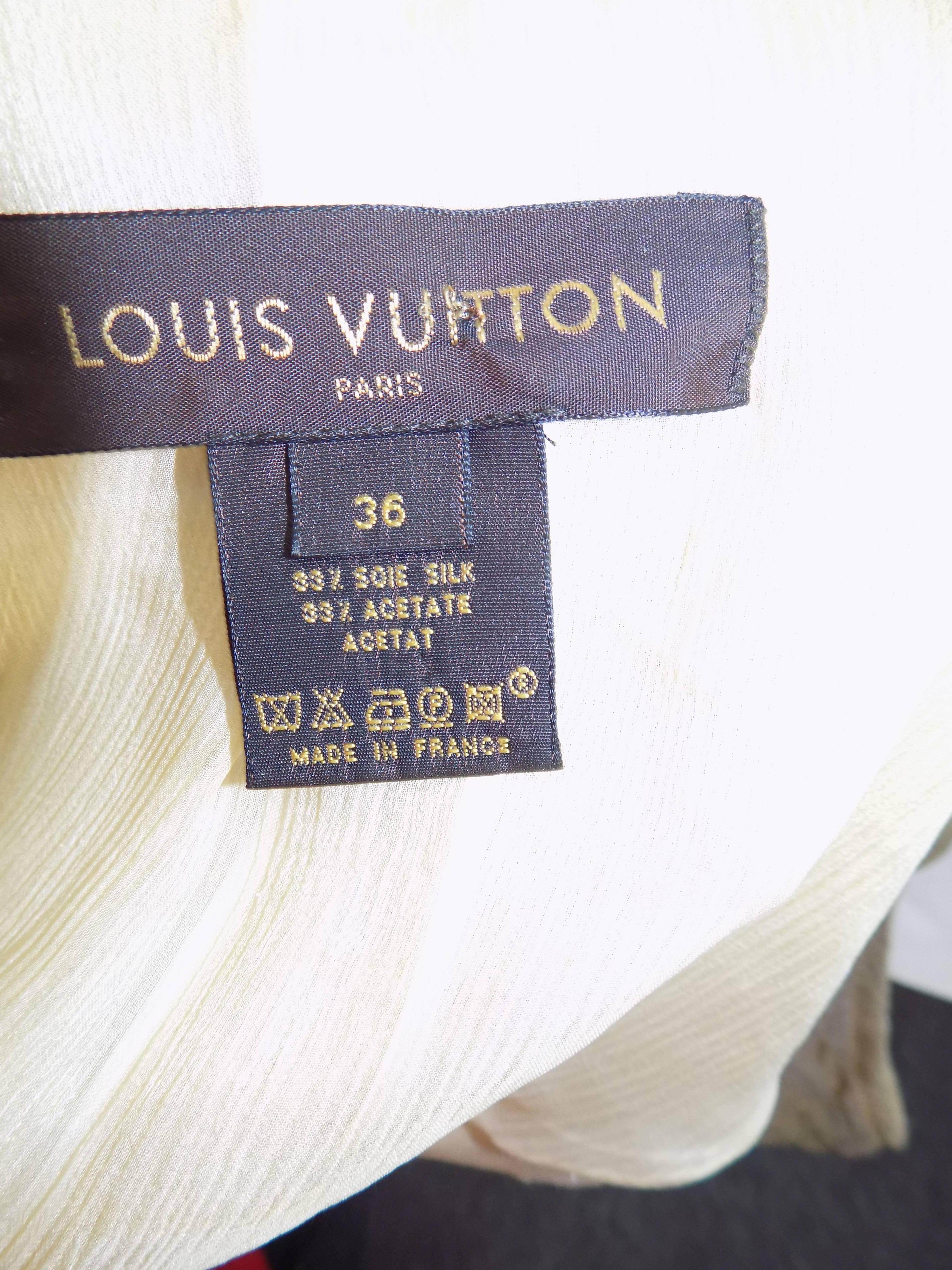 Louis Vuitton  Gold Metallic fitted  Jacket Top 2