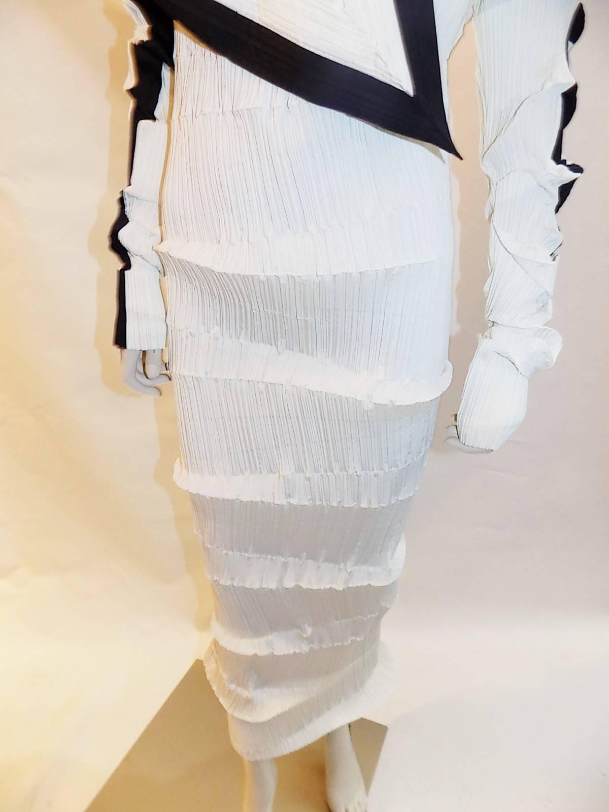 Women's Important Issey Miyake dress photographed  the book by Irving Penn 1999