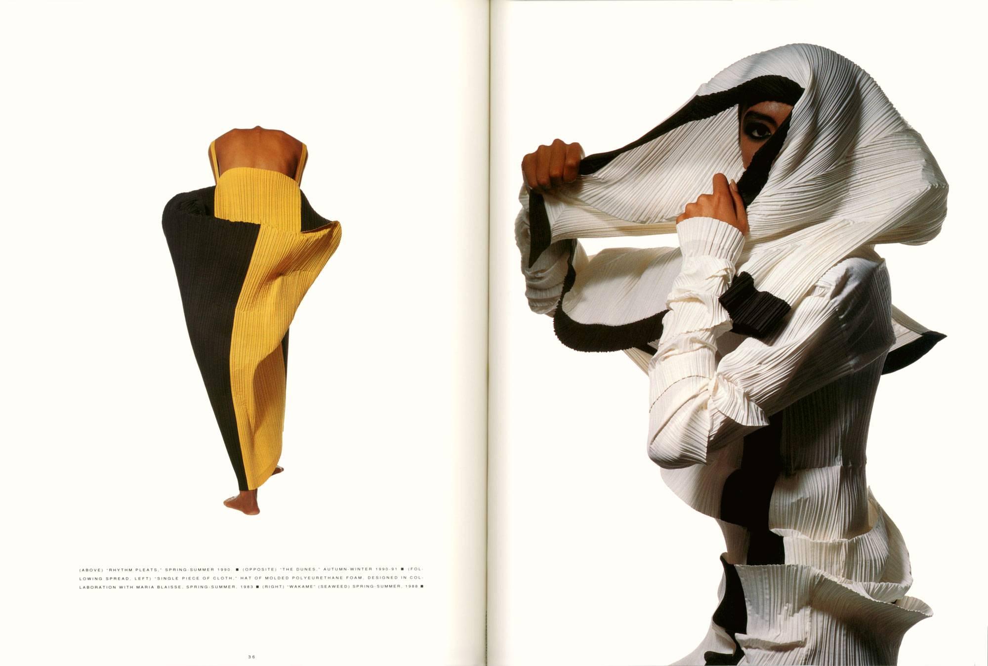 Important Issey Miyake dress photographed  the book by Irving Penn 1999 5