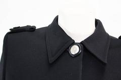 Gianni Versace  Couture  Vintage   Military Black Jacket Circa 1994