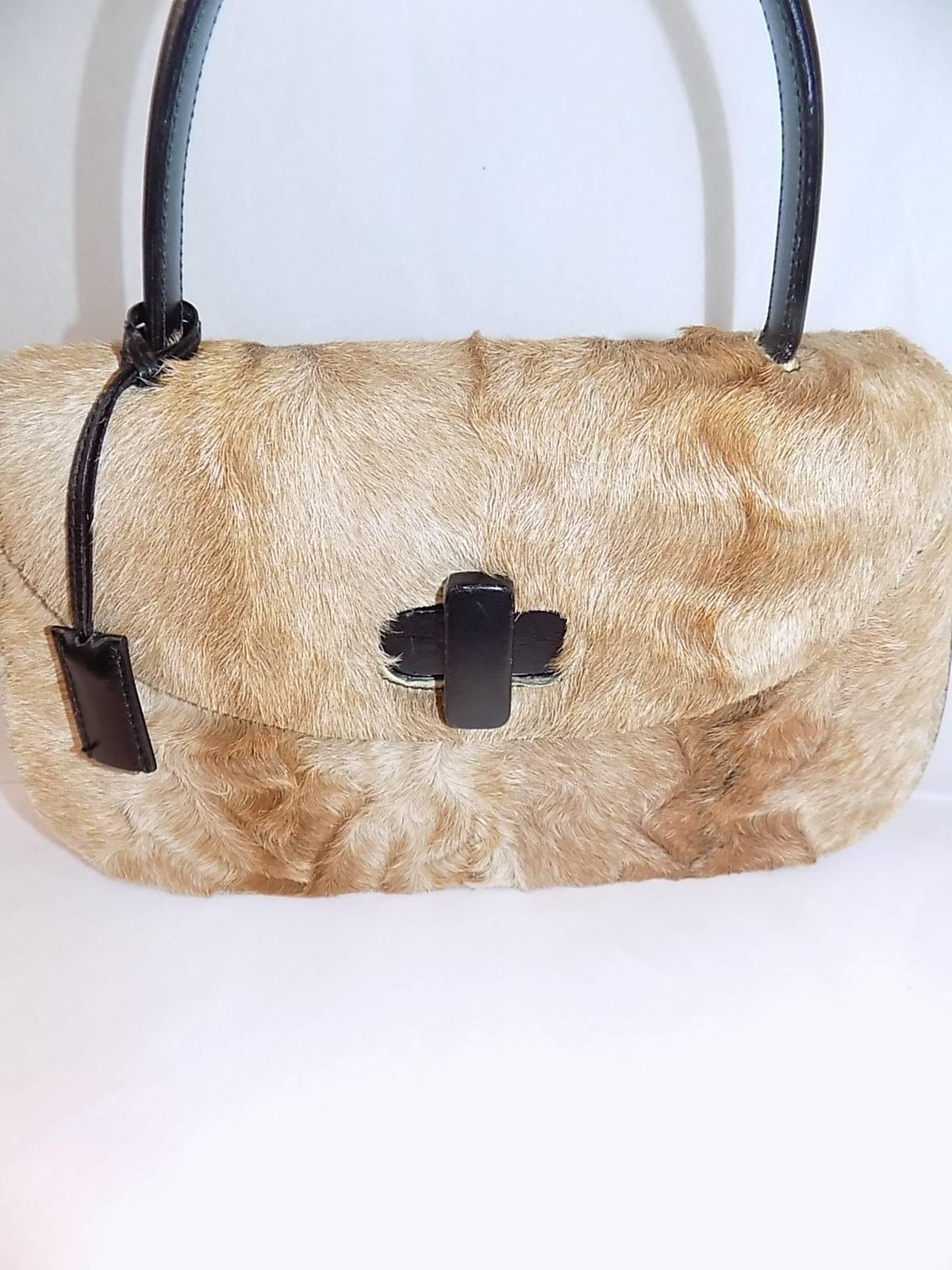 Gucci Top handle - Tom Ford  Défilé Fur Bag In Excellent Condition In New York, NY