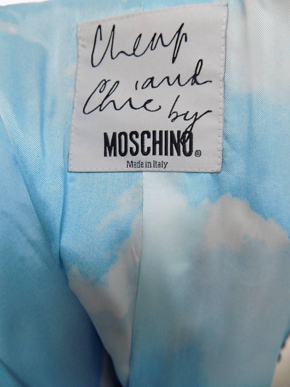 Moschino Cheap and Chic Midnight Moon Vintage Jacket 4