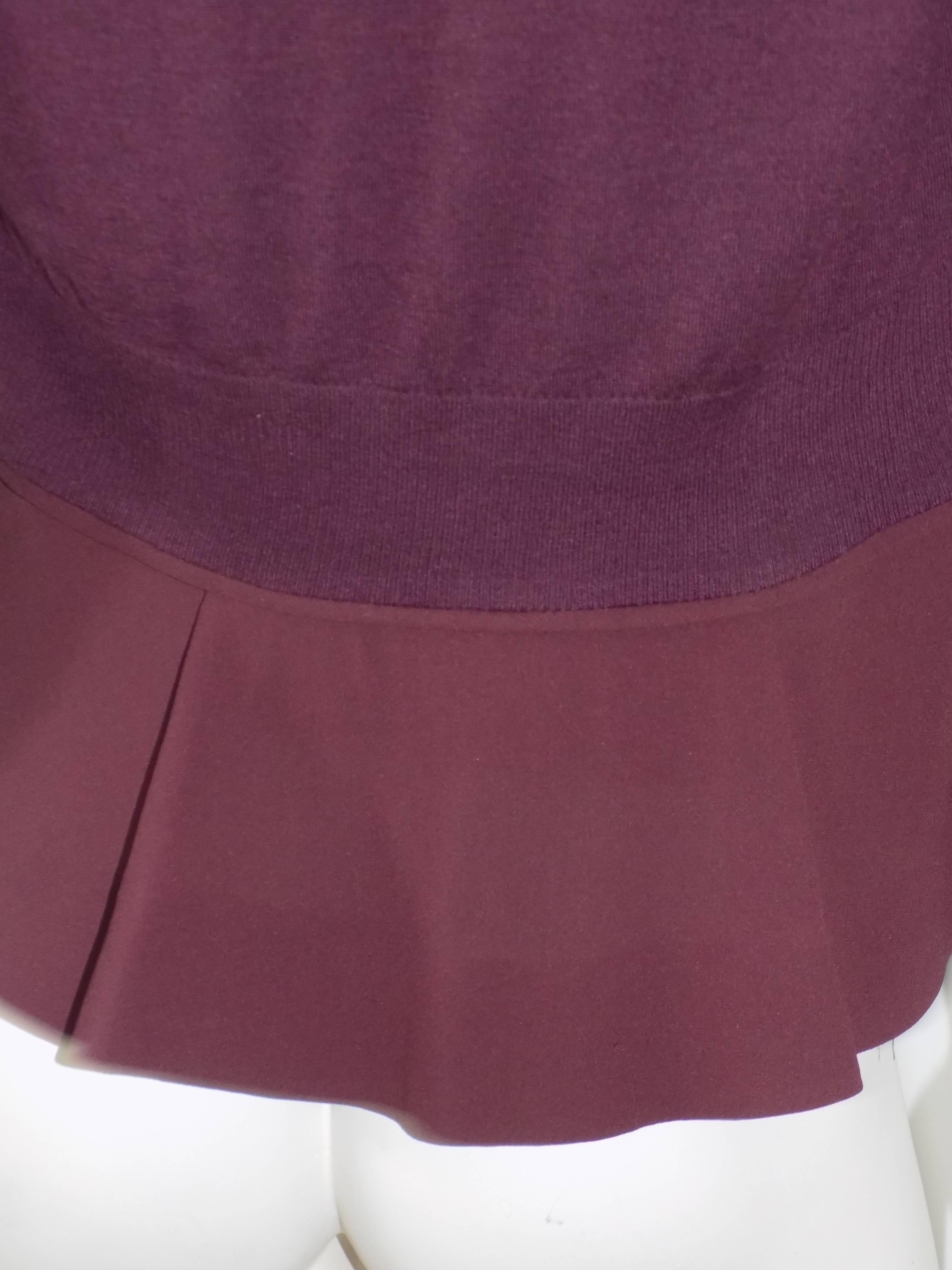 Women's Nina Ricci silk and cashmere sweater set jaket/ top                           
