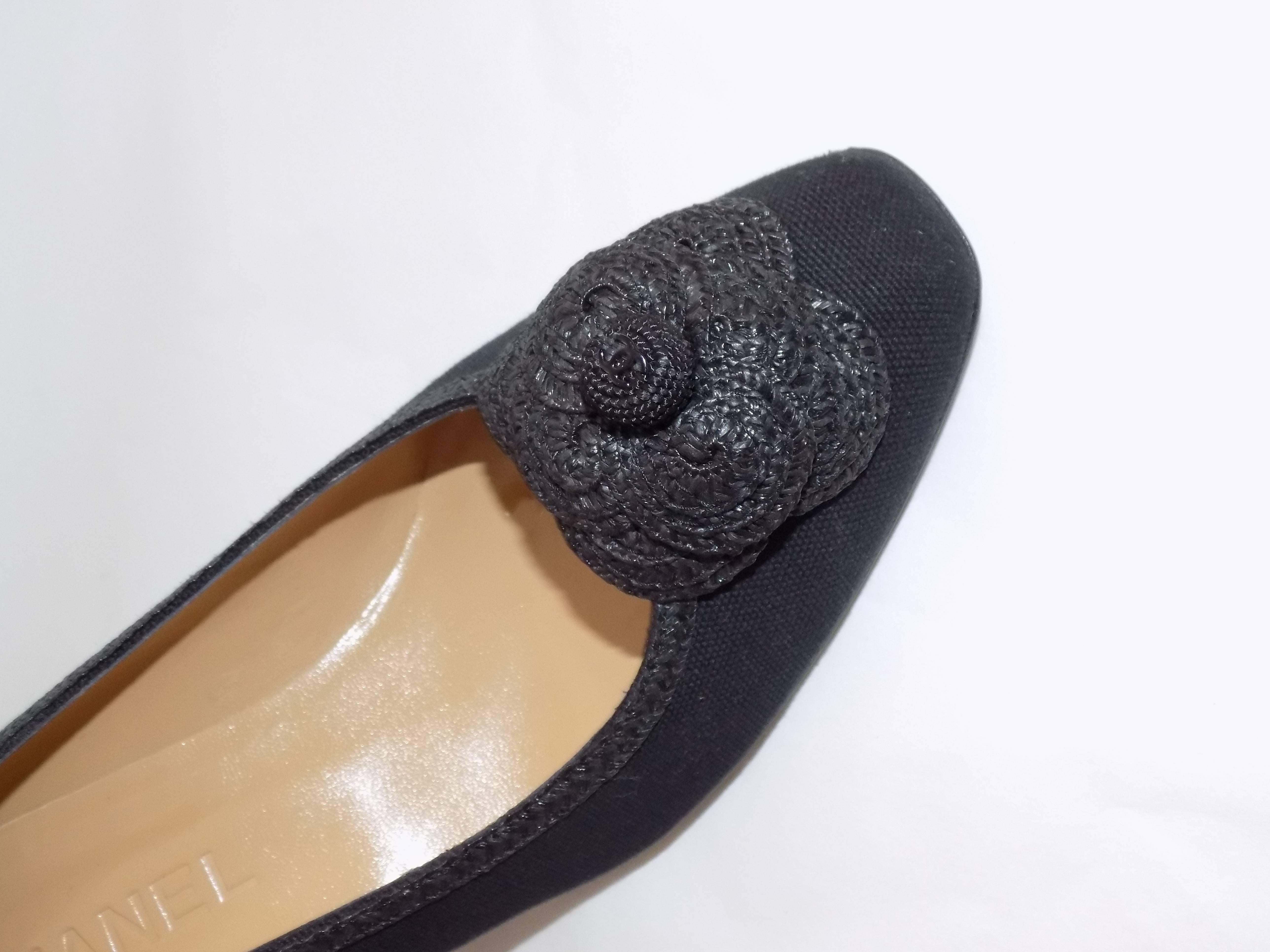 Women's Chanel Shoes With Camellia And Cc Logo