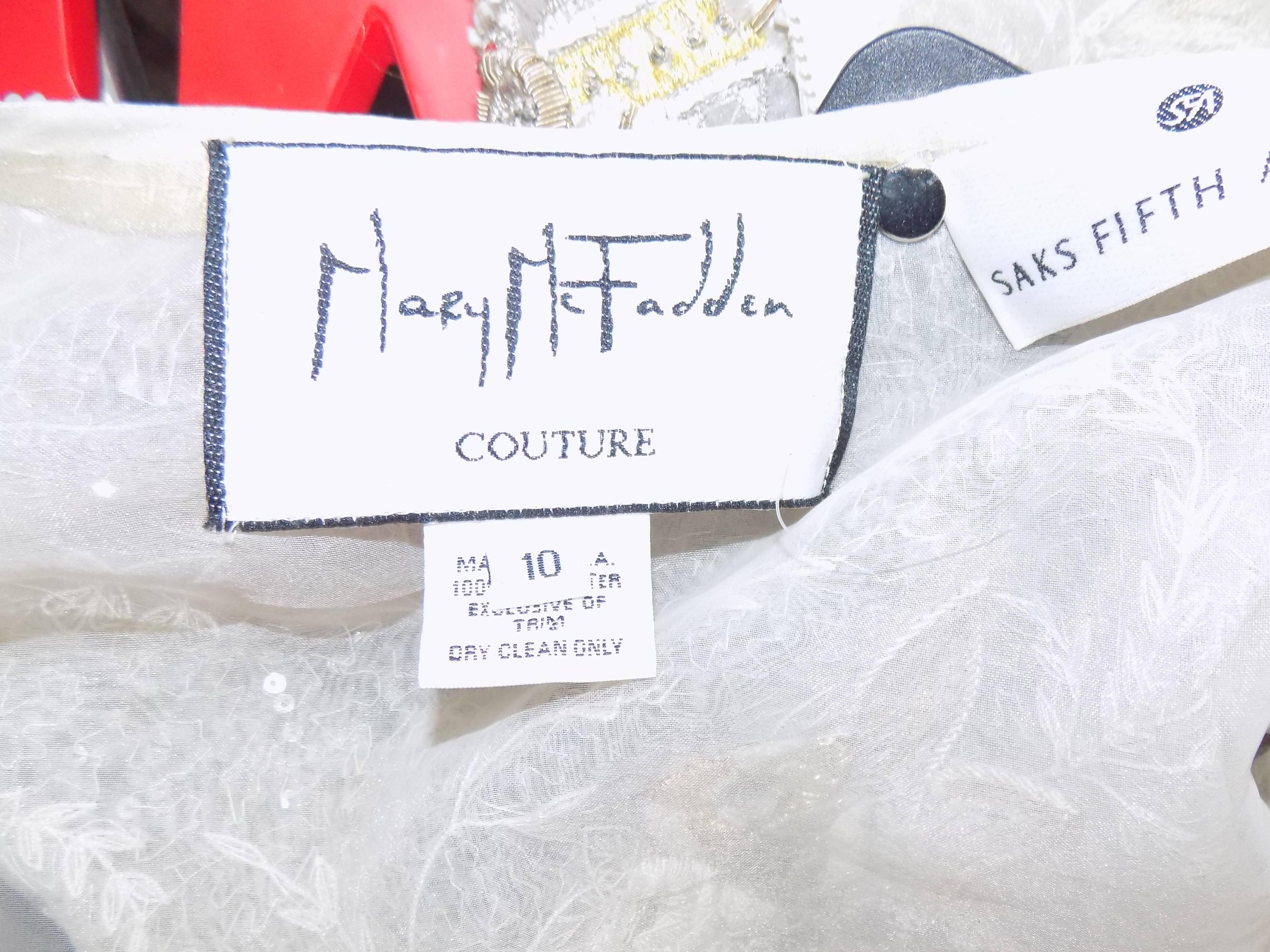 Mary McFadden Couture Bolero beaded jacket with pleated skirt For Sale 1