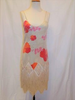 Y&Kei Runaway  fabulous flapper hand beaded fringe  dress