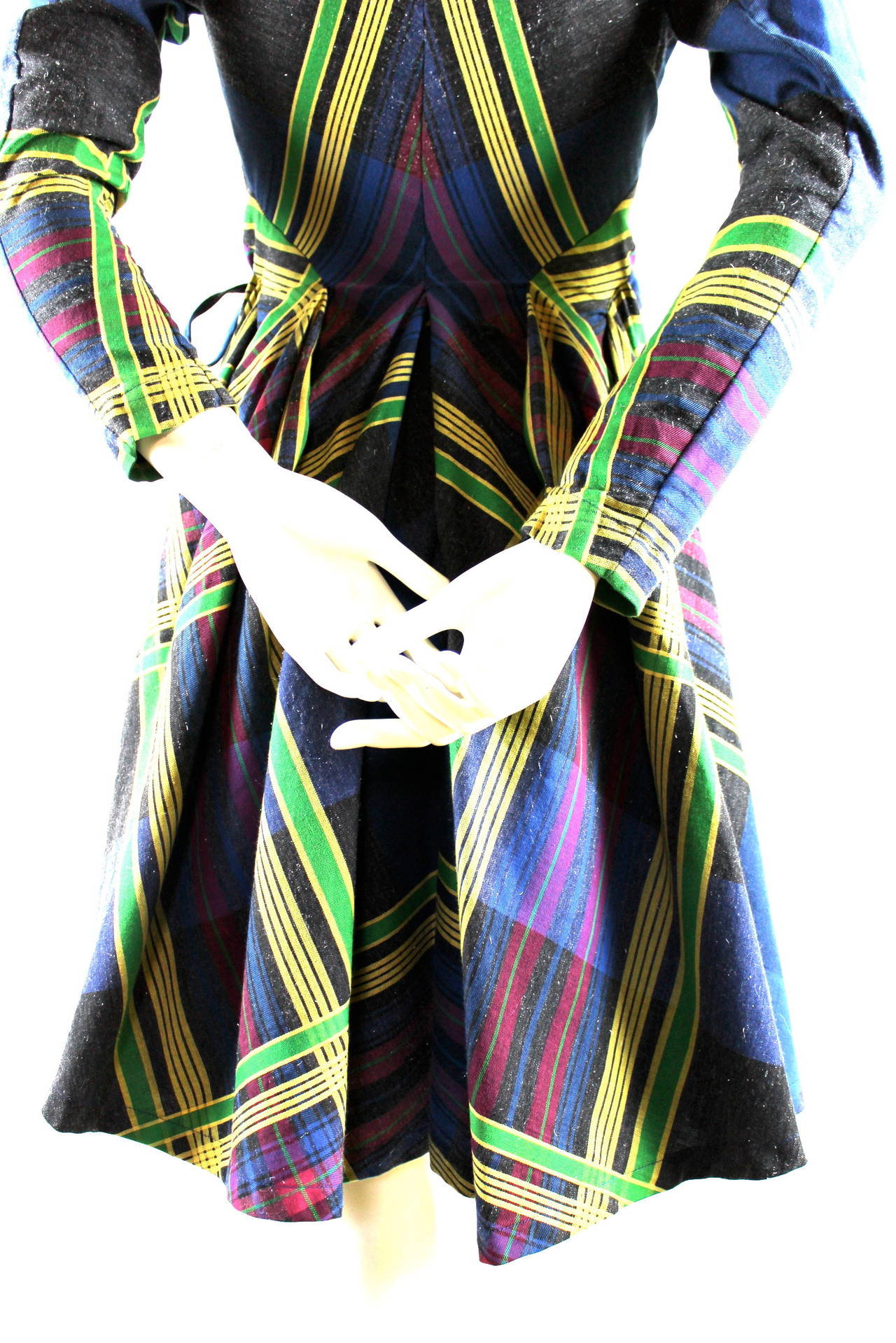 Vivienne Westwood A/W 1993/4 Metropolitan Tartan Runway Dress In Excellent Condition In Bath, GB