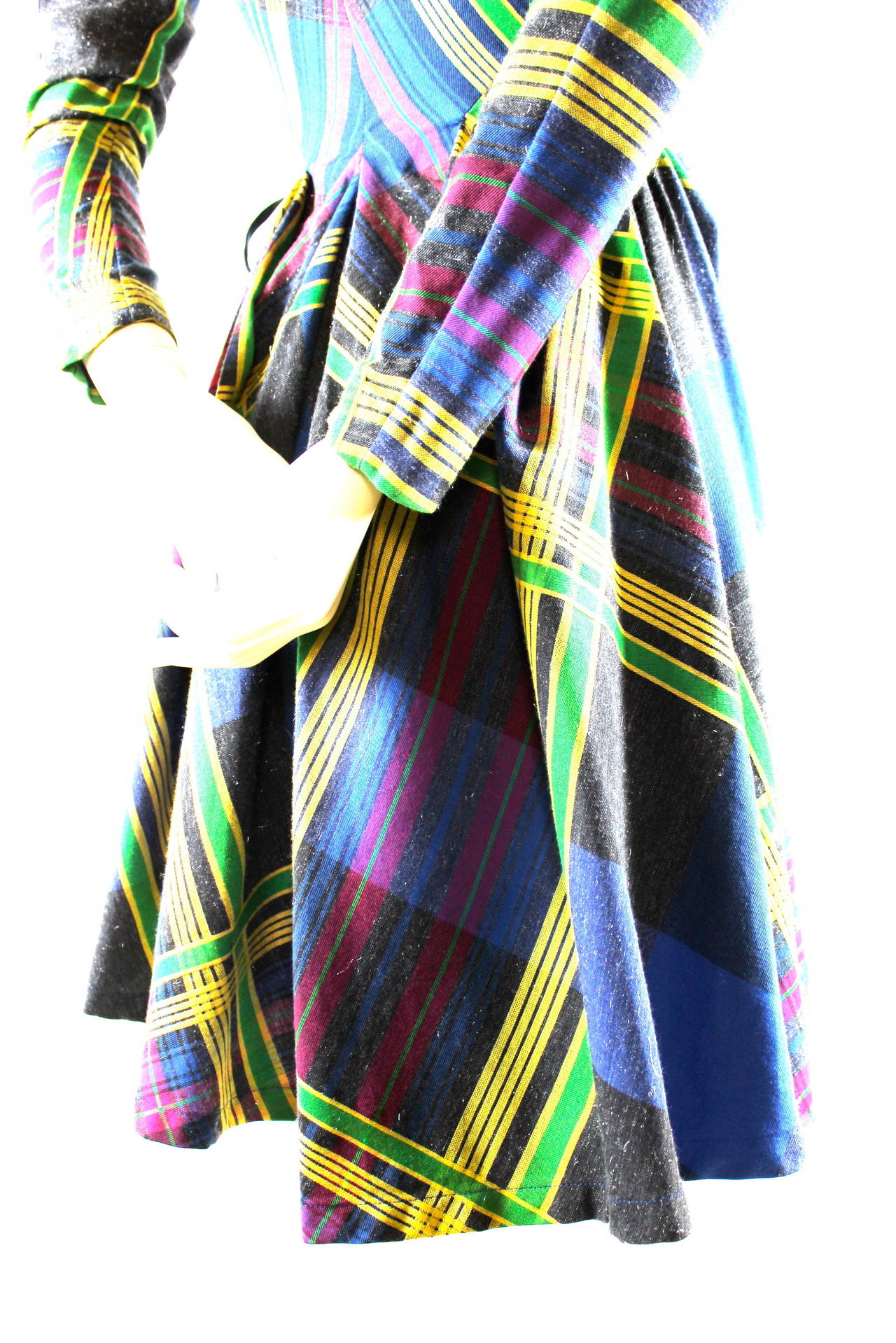 Vivienne Westwood A/W 1993/4 Metropolitan Tartan Runway Dress 1