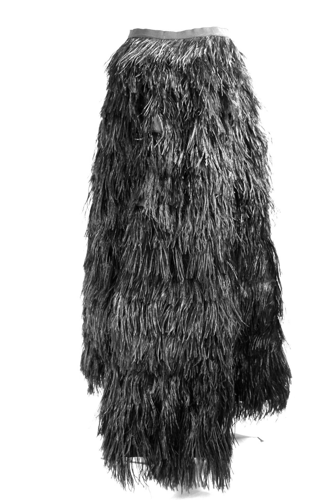 Givenchy Ostrich Feather Overskirt or Cape 1