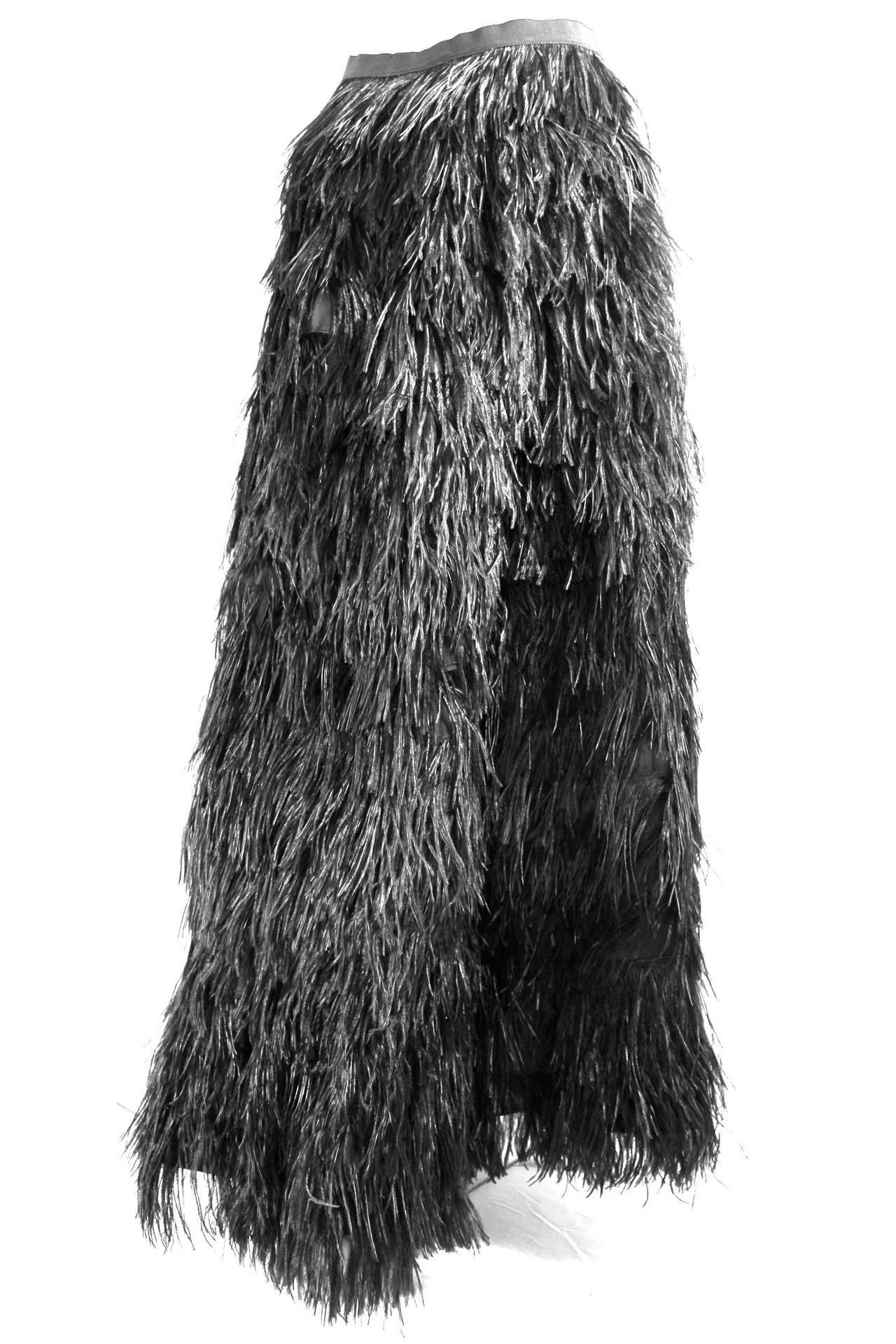 Givenchy Ostrich Feather Overskirt or Cape 2