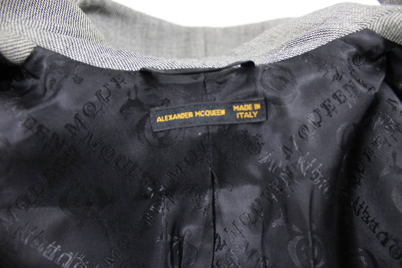 Alexander McQueen Runway Jacket Pant Suit A/W 2002 Collection 6