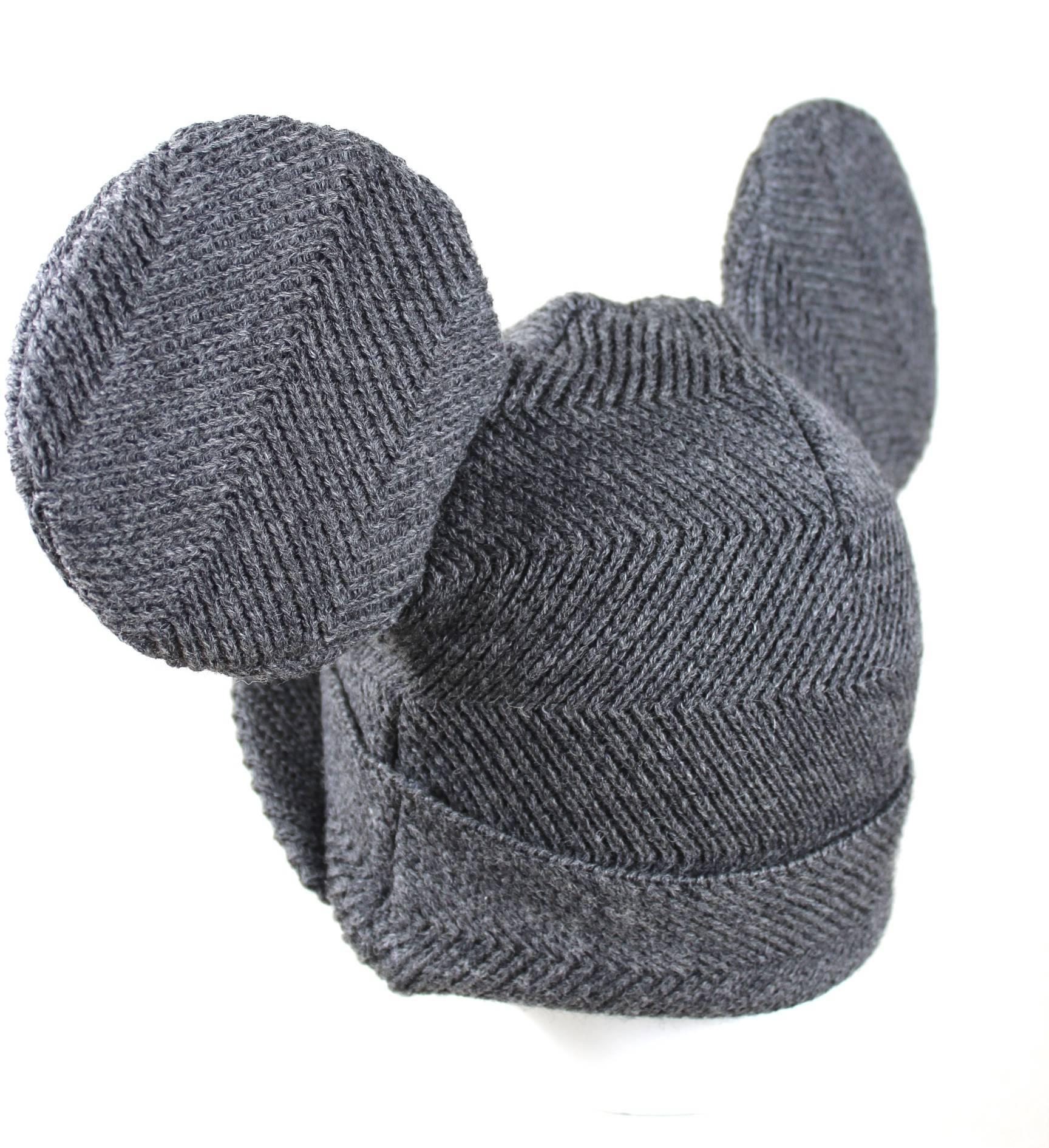 Gray Comme des Garcons / Stephen Jones Mouse Ear Hat AD 2013