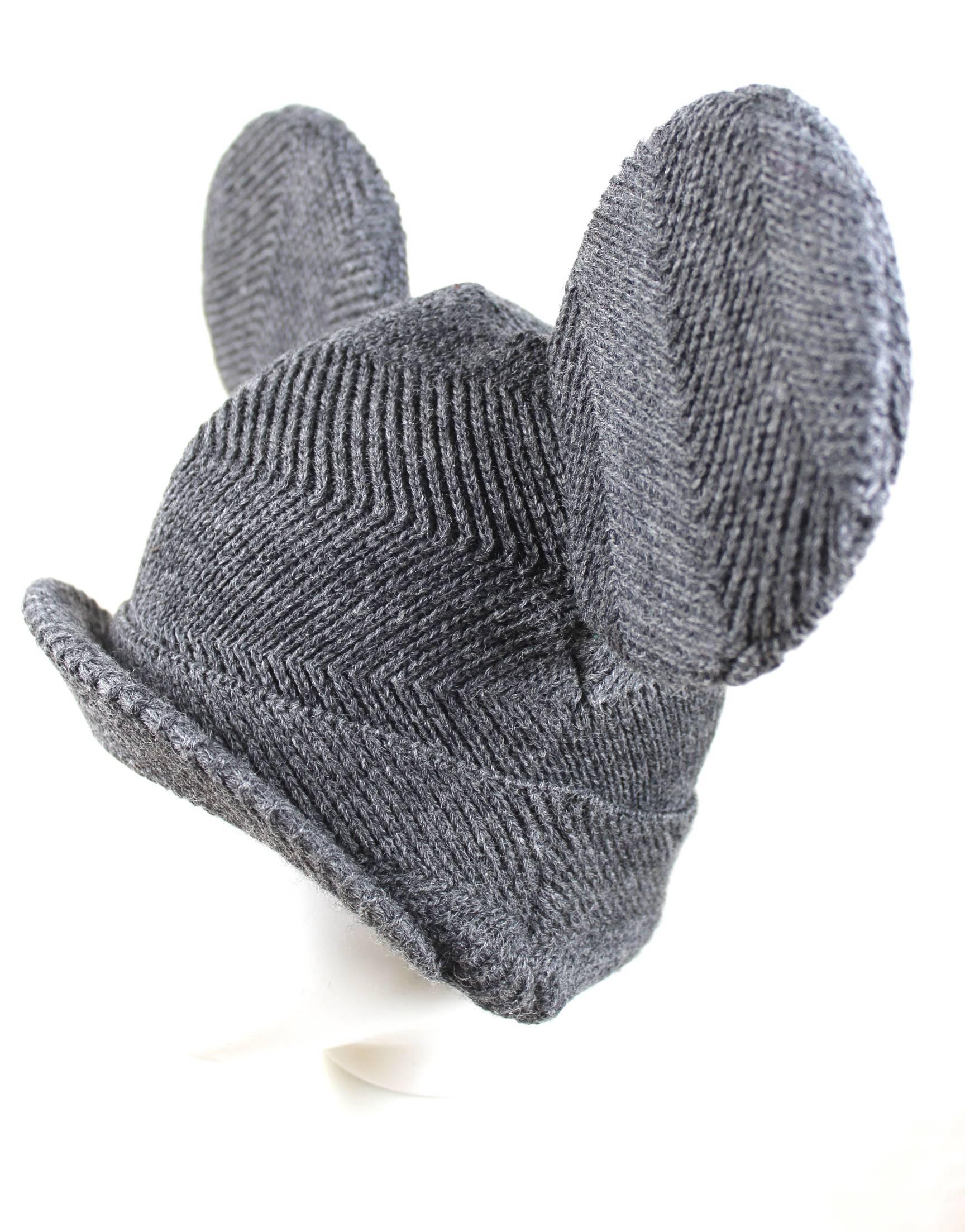 Comme des Garcons / Stephen Jones Mouse Ear Hat AD 2013 In New Condition In Bath, GB