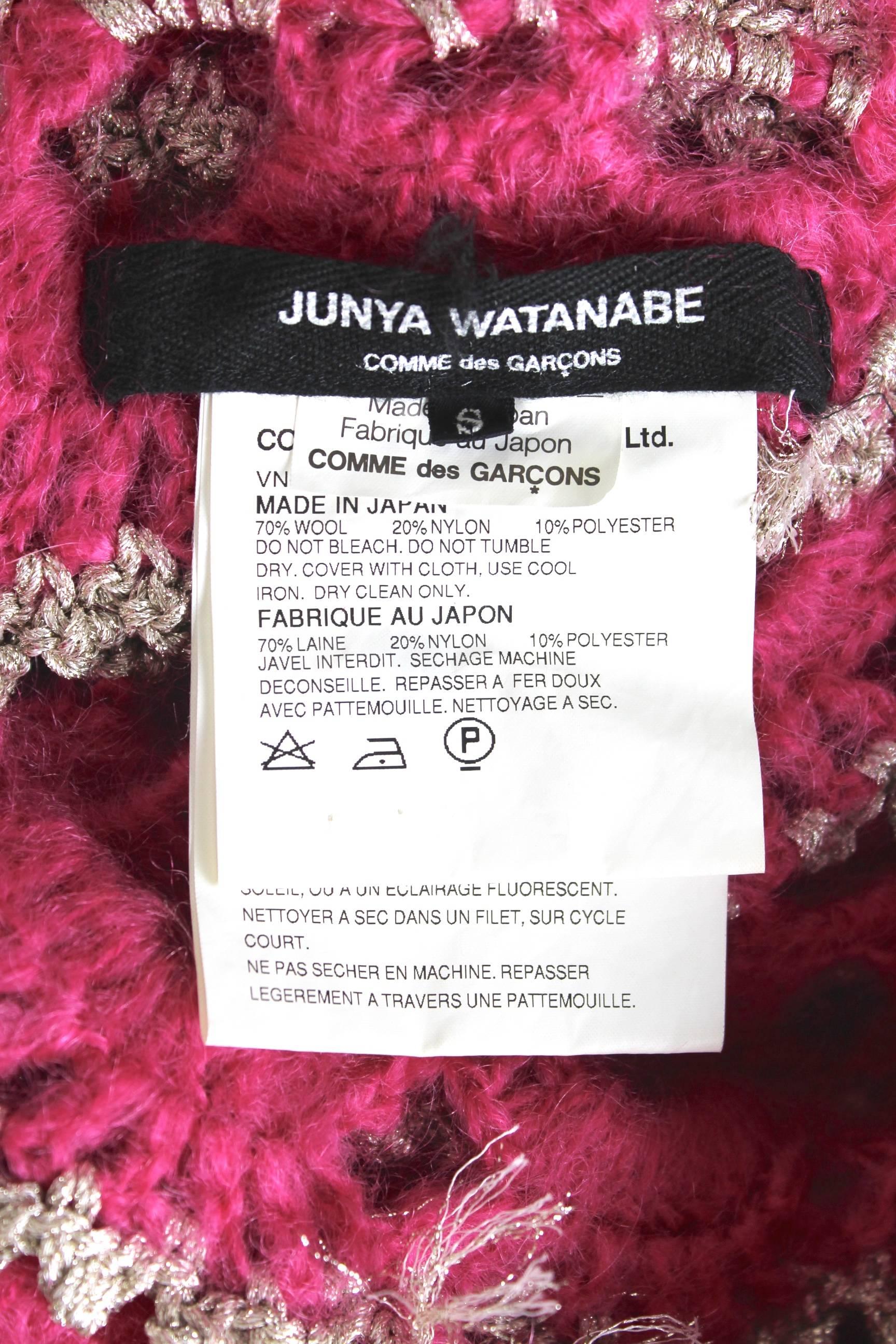 Comme des Garcons Junya Watanabe AD 2004 Runway Poncho 4