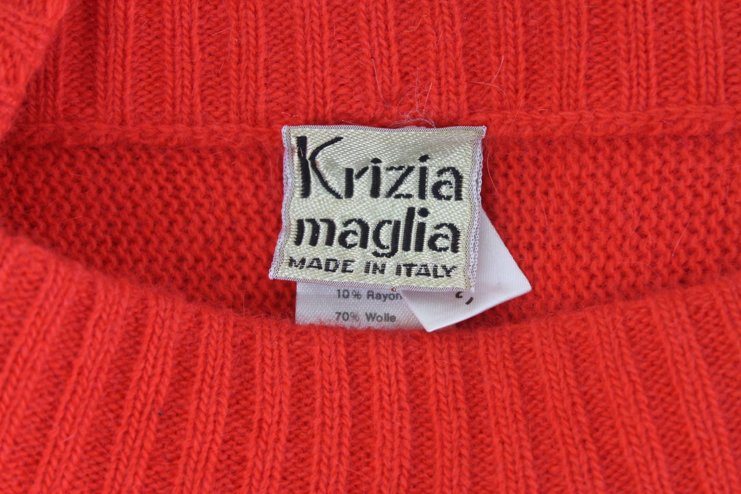 Krizia Maglia 1980s Animal series Dragon Sweater 1