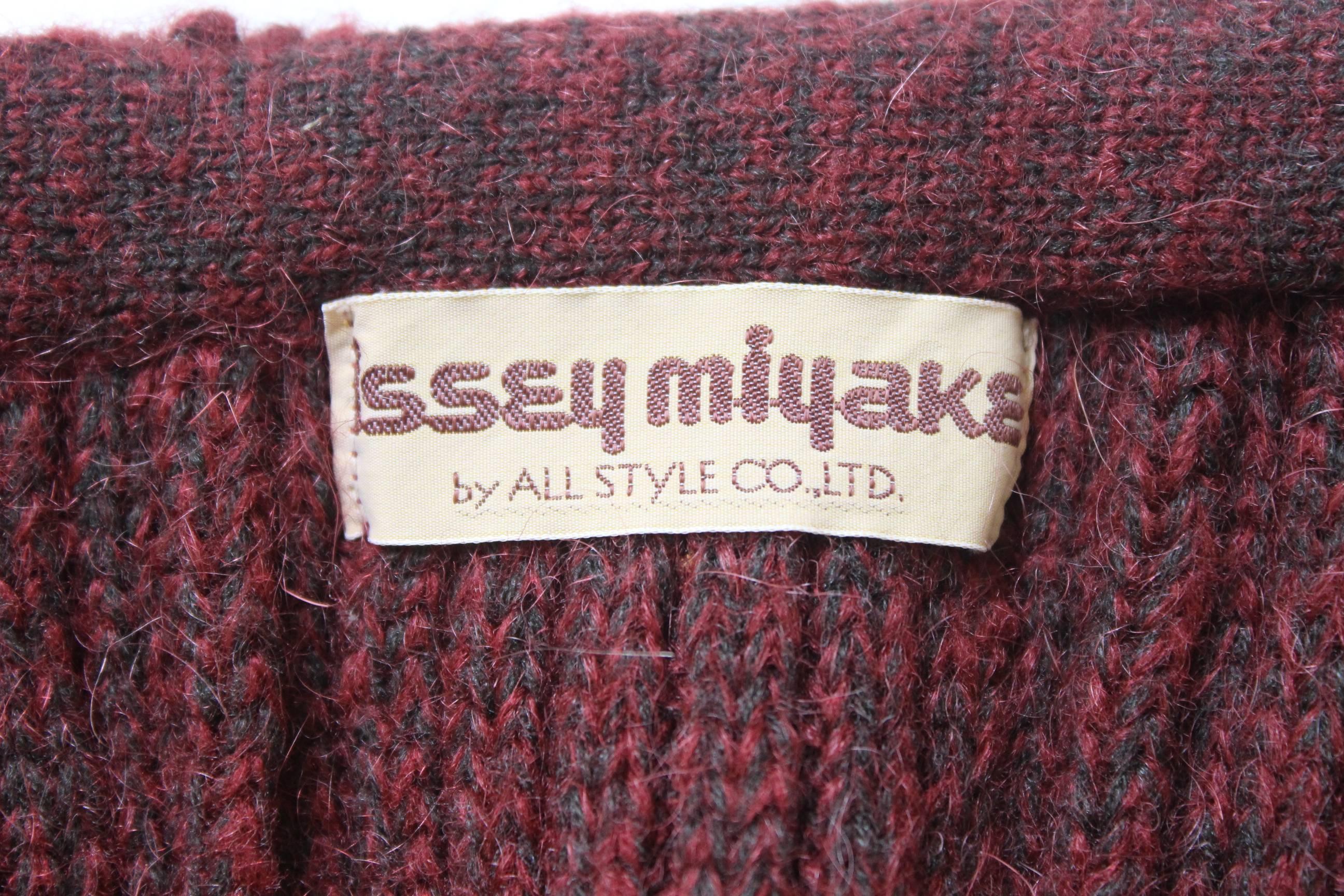 Issey Miyake 1984 Alpaca and Wool Pleated Cocoon Coat 5