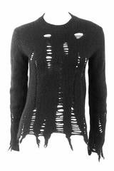 Junya Watanabe 2003 Collection Laddered Knit Sweater
