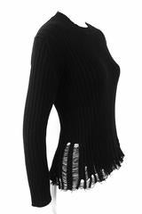 Junya Watanabe 2001 Collection Ribbed Laddered Sweater