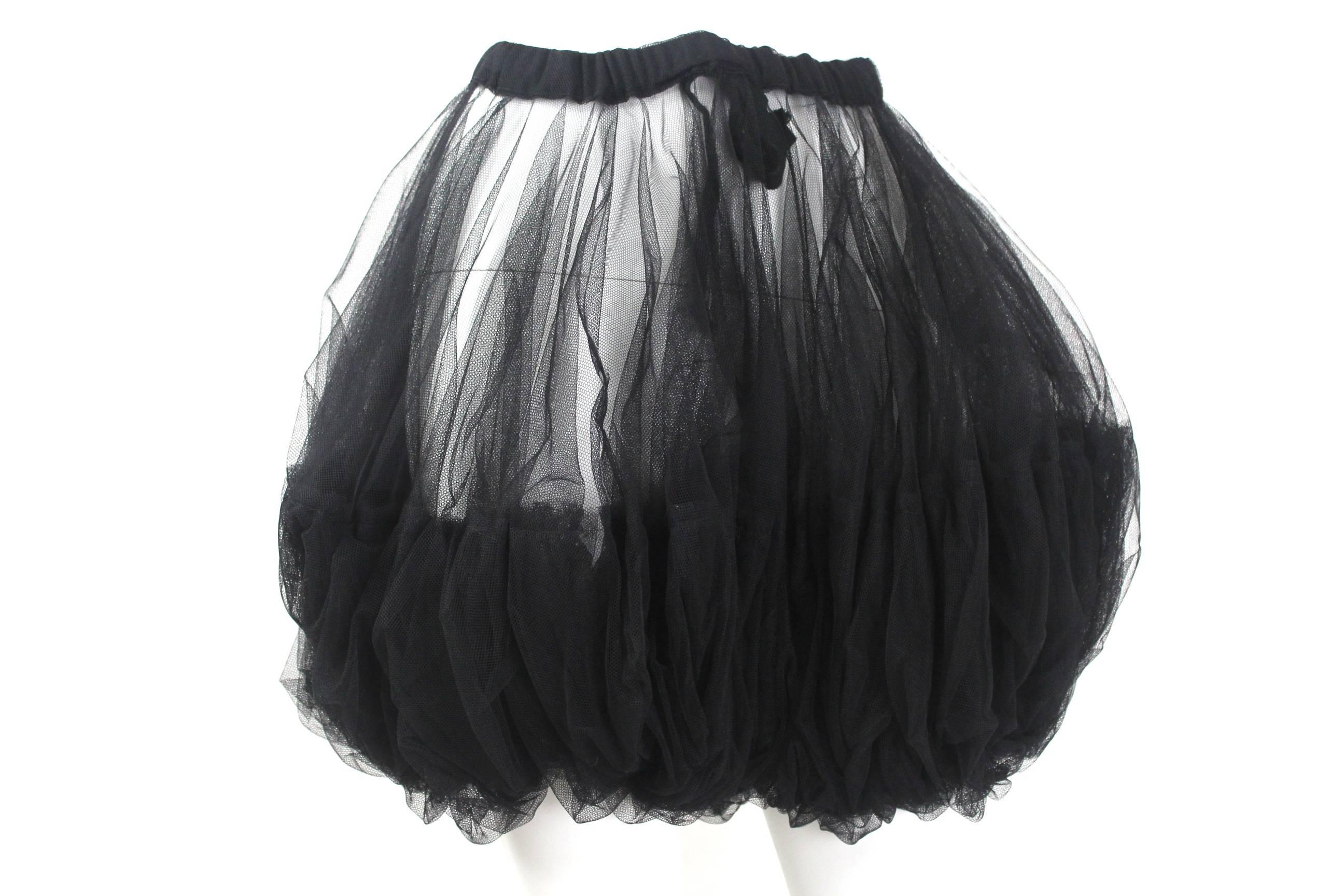 Women's Comme des Garcons 2008 Collection Runway Tulle Shorts