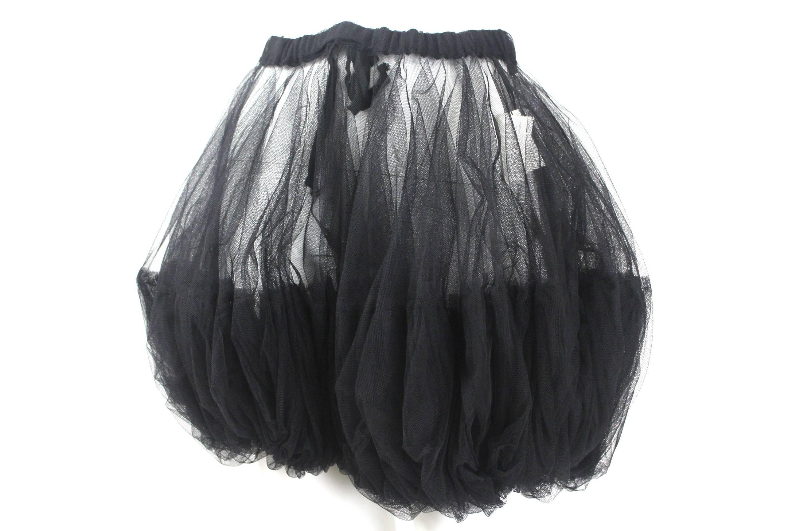 Comme des Garcons 2008 Collection Runway Tulle Shorts 1
