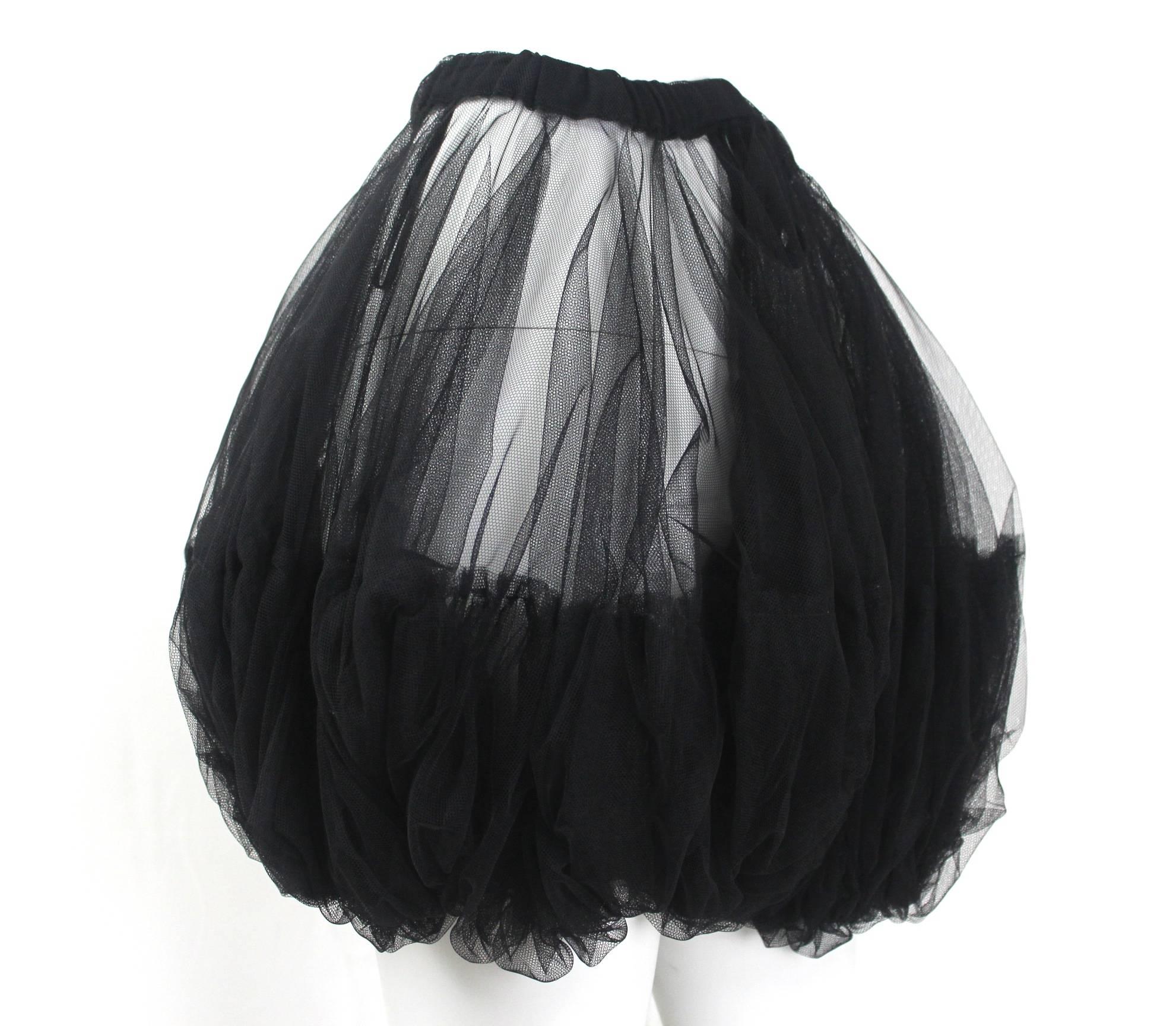 Comme des Garcons 2008 Collection Runway Tulle Shorts In Excellent Condition In Bath, GB