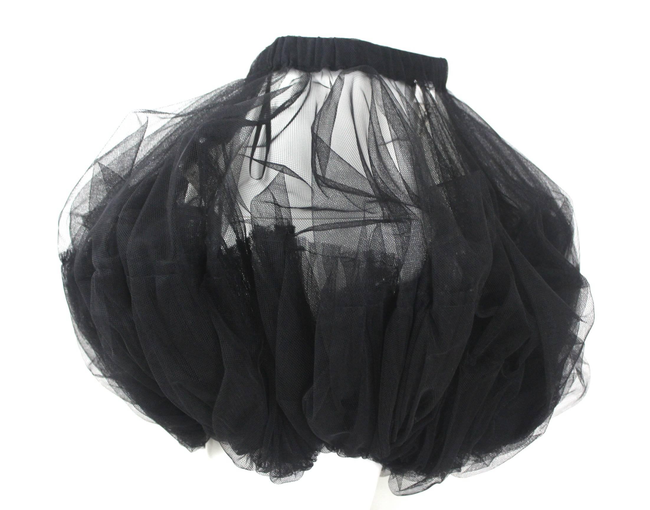 Comme des Garcons 2008 Collection Runway Tulle Shorts 4