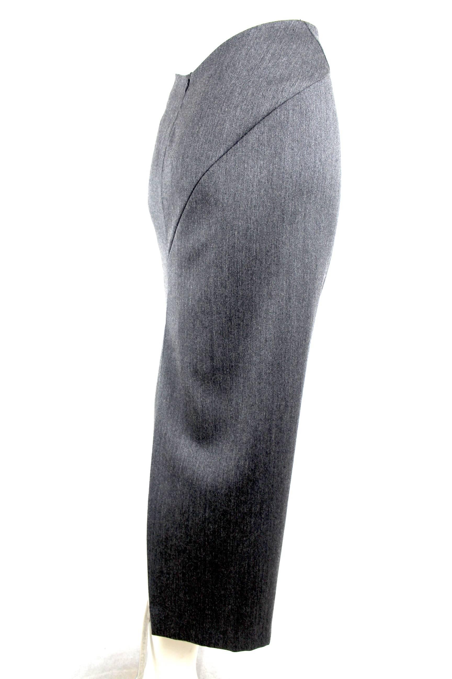 Women's Alexander McQueen Joan 1998 Collection Fitted Skirt