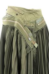 Junya Watanabe 2006 Collection Runway Pleated Military Skirt