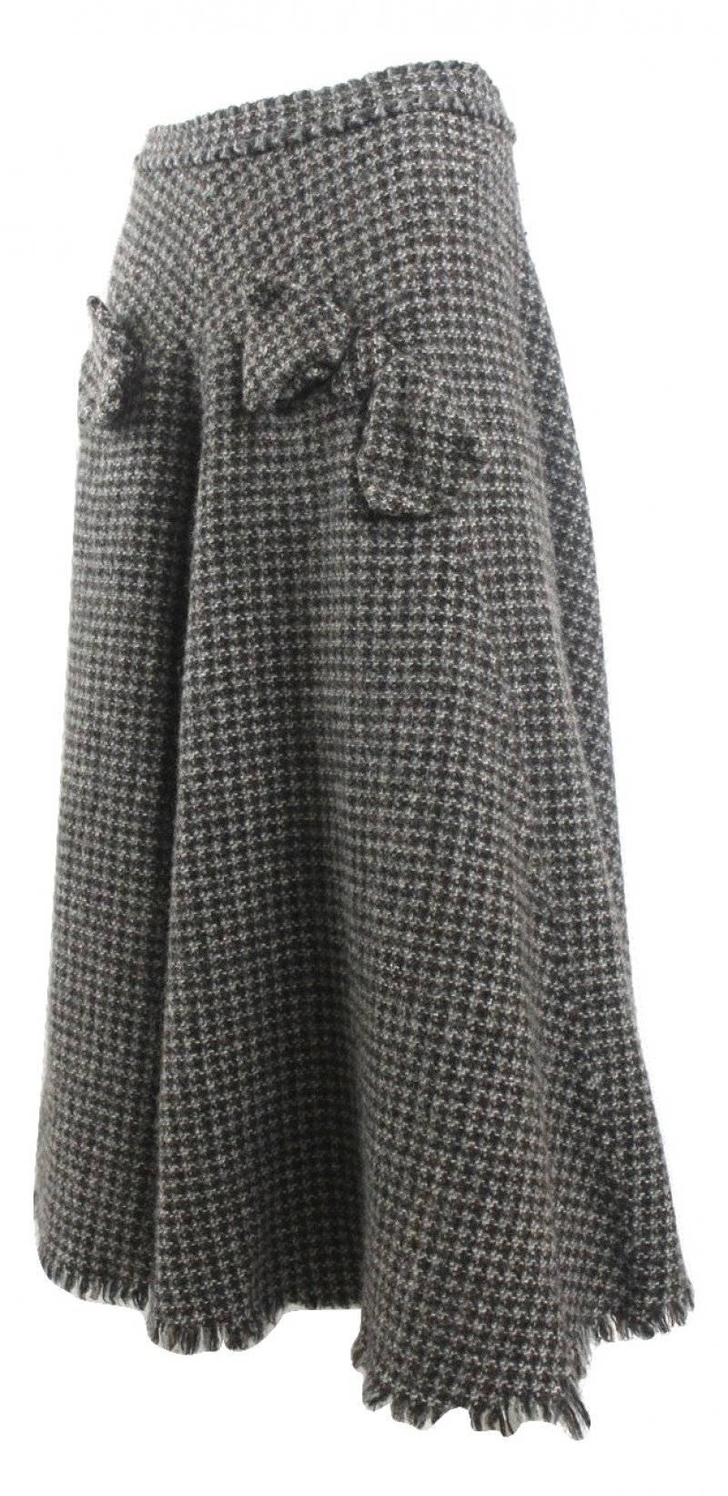 Junya Watanabe 2003 Collection
Wool Flared Skirt with Bow Decoration Runway Skirt
Labelled size M
Excellent condition