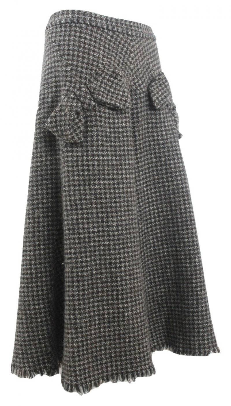 Junya Watanabe 2003 Collection Wool Runway Skirt In Excellent Condition In Bath, GB