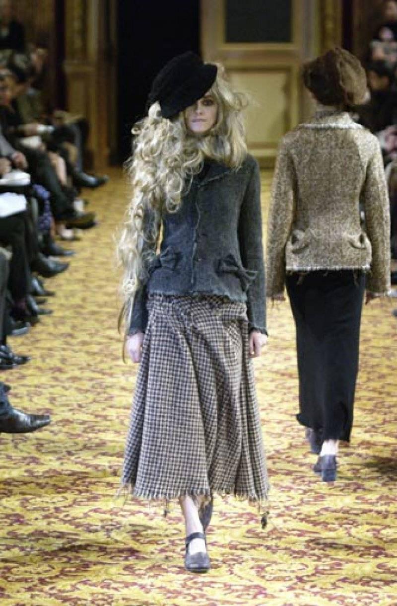 Junya Watanabe 2003 Collection Wool Runway Skirt 5