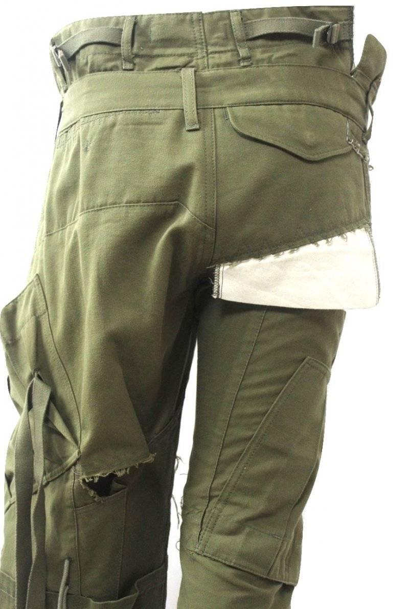 Women's Junya Watanabe 2006 Military Wide and Narrow Leg Cargo Pants