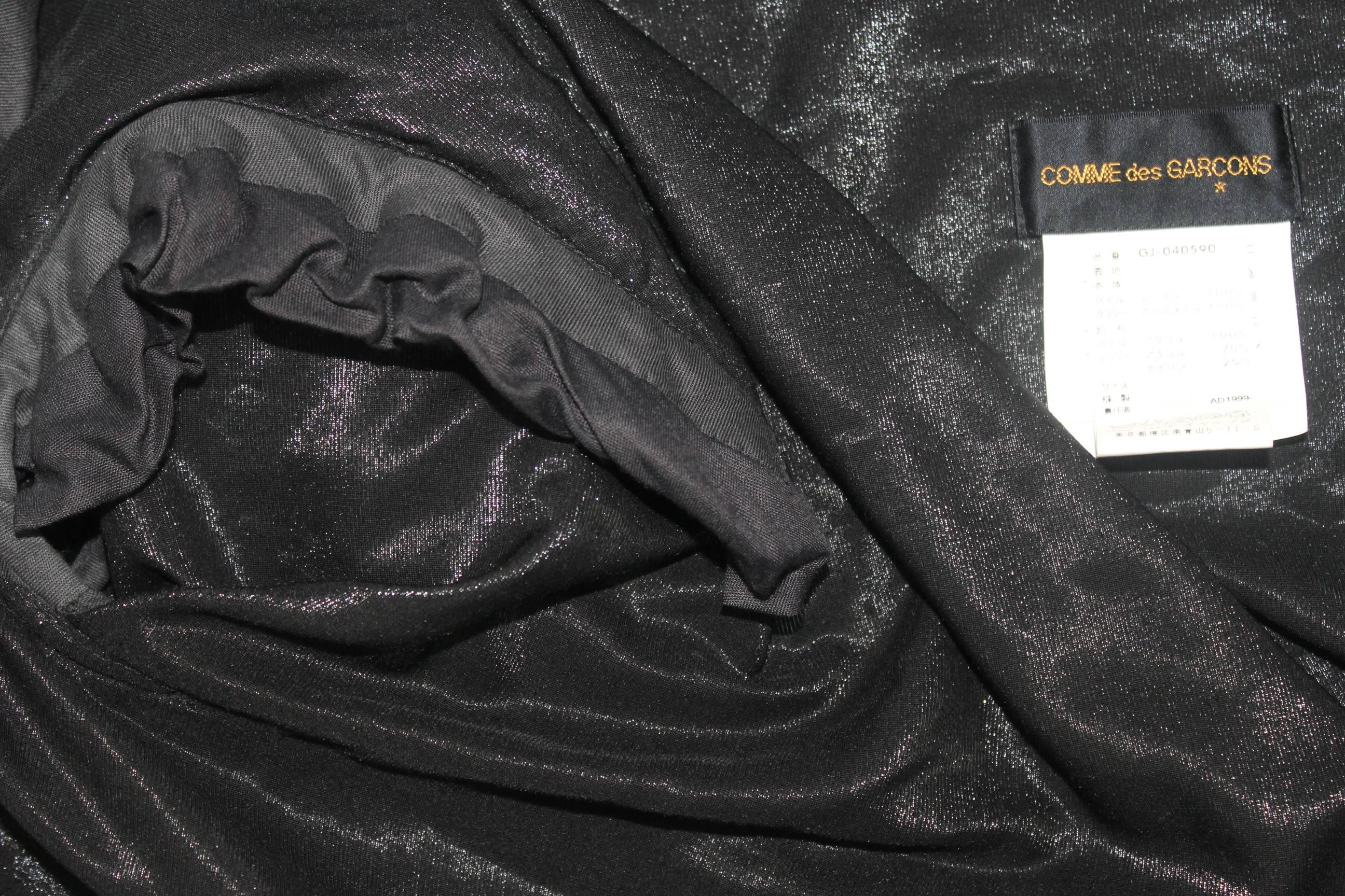 Comme des Garcons 1999 Collection Glittery Velvet Bolero Jacket 4