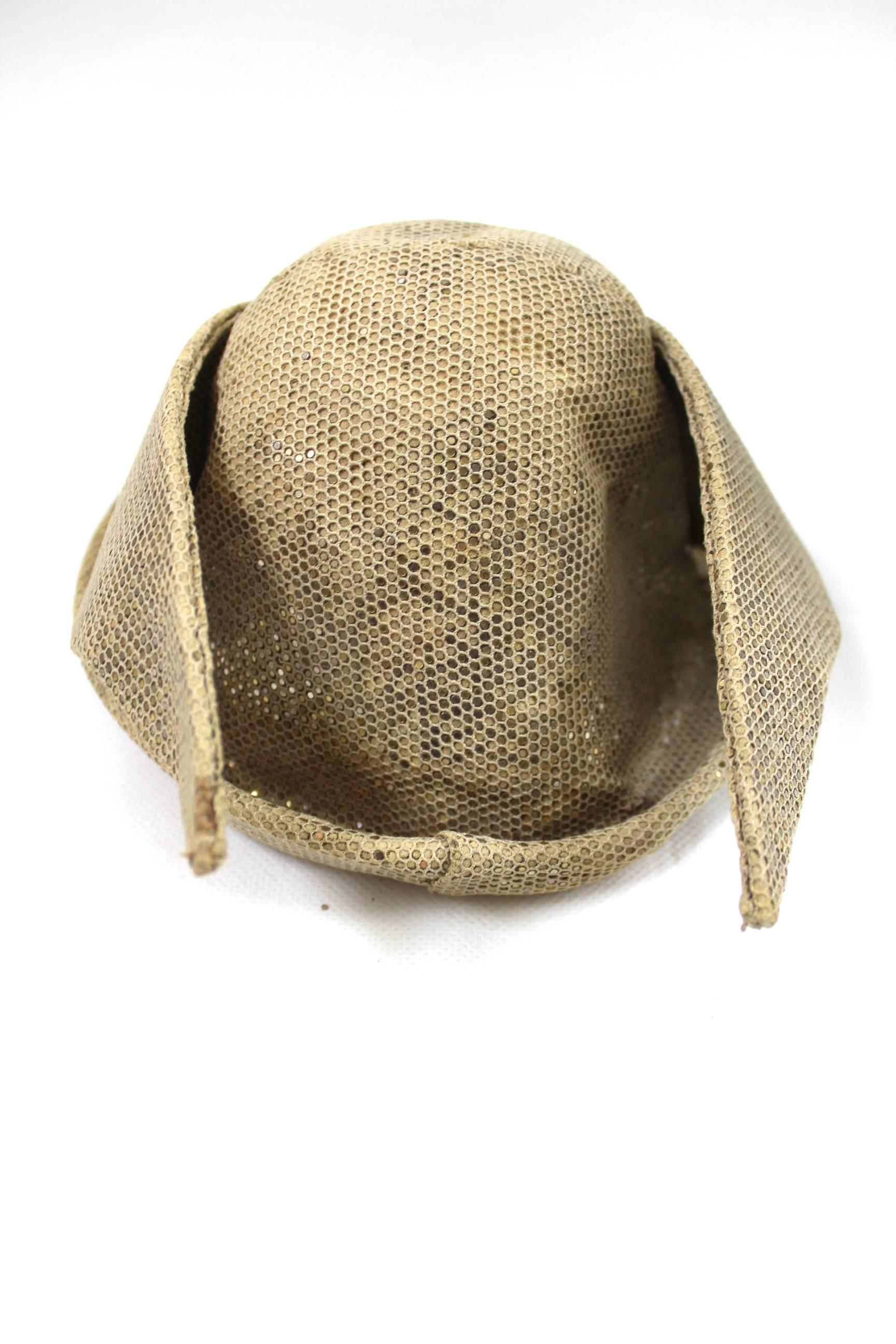 Vintage Early 80s Stephen Jones Hermes/Mercury Winged Hat In Excellent Condition In Bath, GB