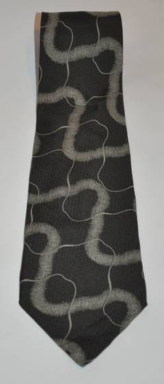 Giorgio Armani Men's "Shades of Gray" Silk Tie